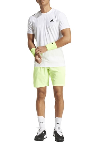 T-shirt slim de tennis Adicolor - Blanc