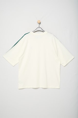 T-shirt oversize - Blanc cassé