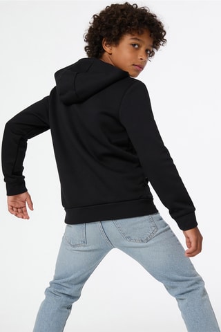 Sweat à capuche regular - Noir