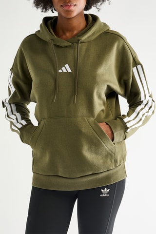 Sweat regular à capuche - Kaki