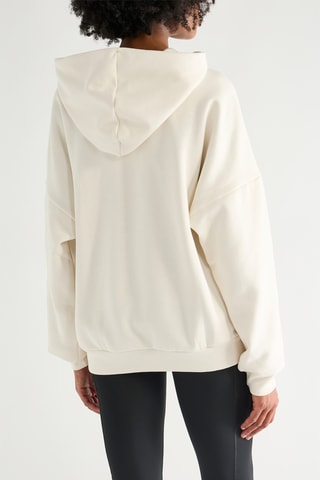 Sweat loose à capuche - Beige