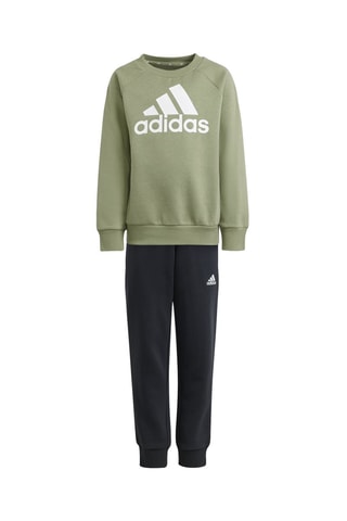 Sweat et pantalon Essentials Logo - Vert olive et noir