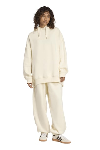 Sweat polaire à capuche - Blanc