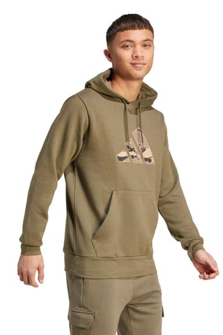 Sweat à capuche Camo - Vert olive