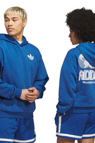 Sweat à capuche de basketball World Wide Hoops - Bleu roi
