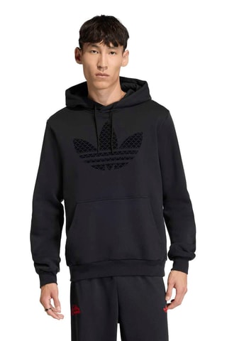 Sweat à capuche Monogram - Noir