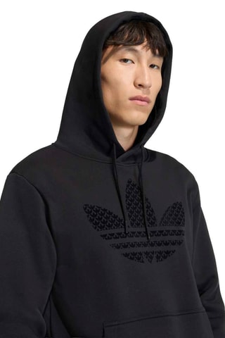 Sweat à capuche Monogram - Noir