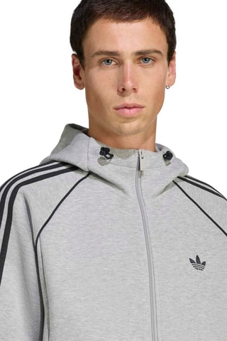 Sweat à capuche Spacer - Gris chiné