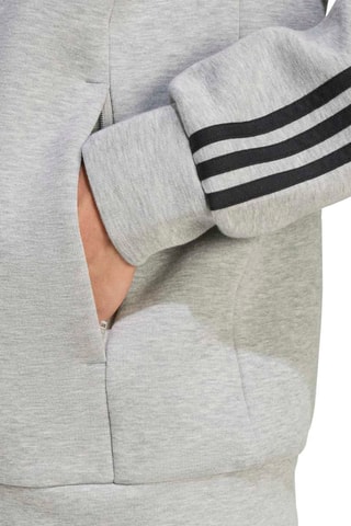 Sweat à capuche Spacer - Gris chiné