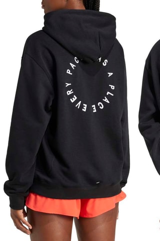 Sweat de running à capuche Own The Run Seasonal - Noir