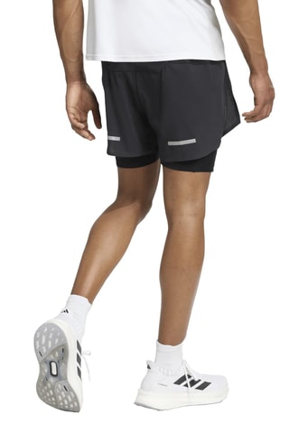 Short regular de running Adi365 - Noir