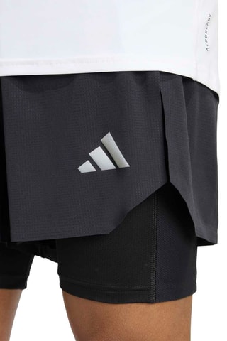 Short regular de running Adi365 - Noir