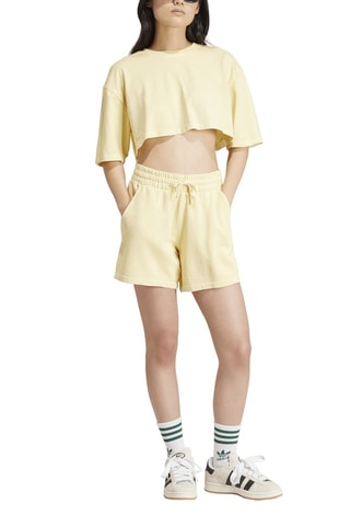 Short taille haute Ess+ - Jaune