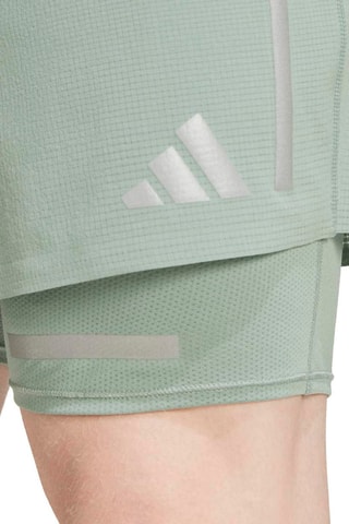 Short regular de running 2-en-1 Hivis - Vert d’eau