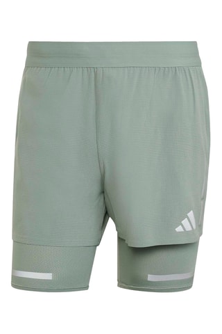 Short regular de running 2-en-1 Hivis - Vert d’eau