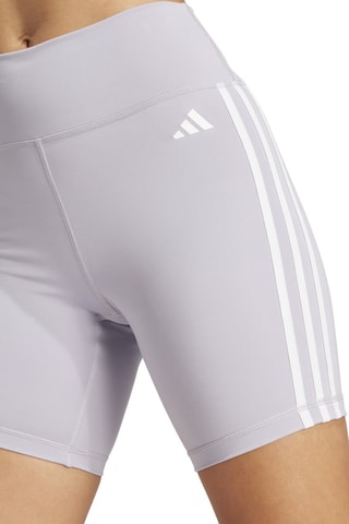 Cycliste d’entrainement taille haute Essentials 3-Stripes - Gris clair