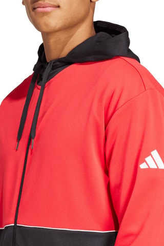 Veste à capuche et pantalon - Rouge et noir