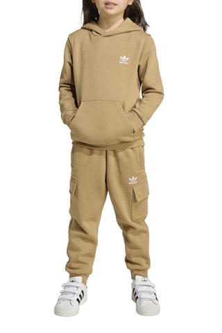 Sweat à capuche et pantalon regular Classic Essentials - Marron clair