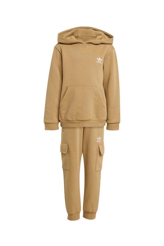 Sweat à capuche et pantalon regular Classic Essentials - Marron clair