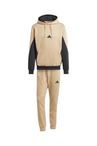 Sweat à capuche et pantalon regular d’entraînement - Marron clair