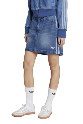 Jupe en jean regular Adicolor - Bleu
