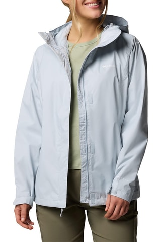Coupe-vent de trail à capuche Arcadia™ II - Gris clair