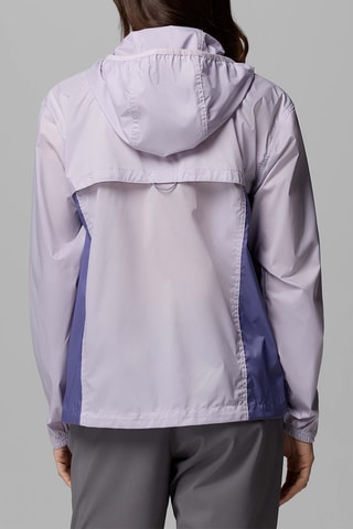 Coupe-vent pliable de trail à capuche Crested Canyon™ - Violet