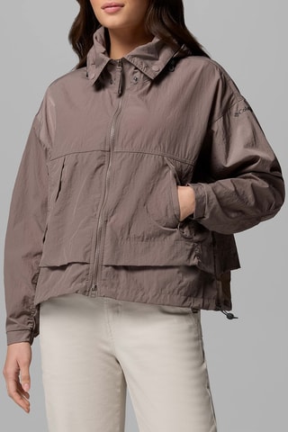 Coupe-vent à capuche Paracutie™ II - Marron