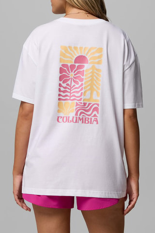 T-shirt relaxed en coton biologique Rolling Bend™ - Blanc