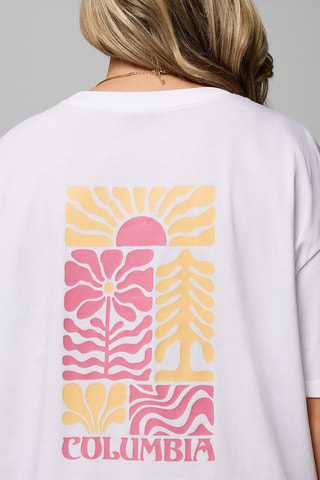 T-shirt relaxed en coton biologique Rolling Bend™ - Blanc
