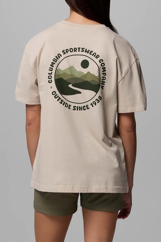 T-shirt relaxed en coton biologique Rolling Bend™ - Beige