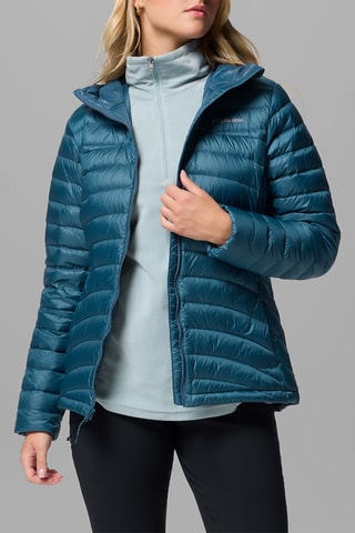 Doudoune de trail à capuche Corelite™ Down - Bleu pétrole