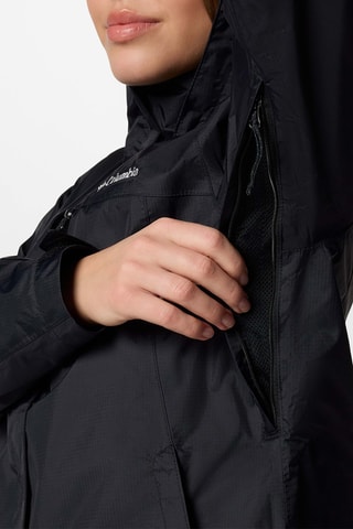 Veste de trail à capuche W Pouration™ II - Noir