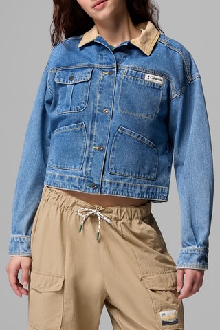Veste 2-en-1 polaire en jean Acker Rock™ - Bleu cobalt