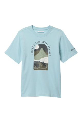 T-shirt de randonnée en coton biologique Valley Creek™ II - Ciel