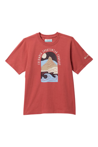 T-shirt de randonnée en coton biologique Valley Creek™ II - Rouge brique