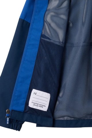 Coupe-vent de trail à capuche Hikebound™ II - Bleu roi et bleu marine