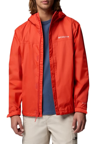 Coupe-vent de trail à capuche Watertight™ II - Rouge