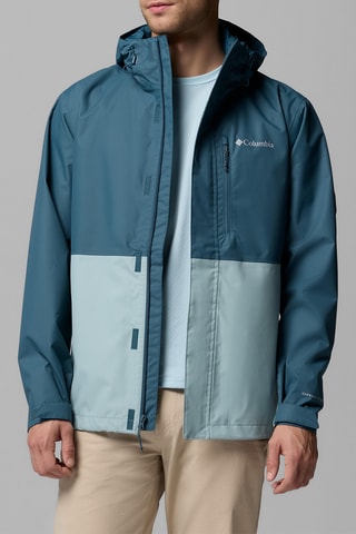 Coupe-vent de trail à capuche Hikebound™ II - Bleu pétrole