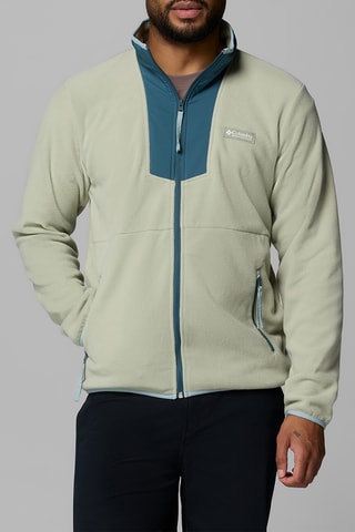 Coupe-vent polaire de randonnée Sequoia Grove™ - Bleu foncé et vert clair