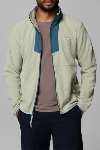 Coupe-vent polaire de randonnée Sequoia Grove™ - Bleu foncé et vert clair