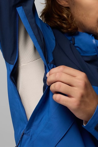 Veste de trail à capuche Boulder Falls™ - Bleu pétrole et bleu marine