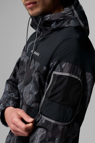 Coupe-vent de trail à capuche Challenger™ II - Noir