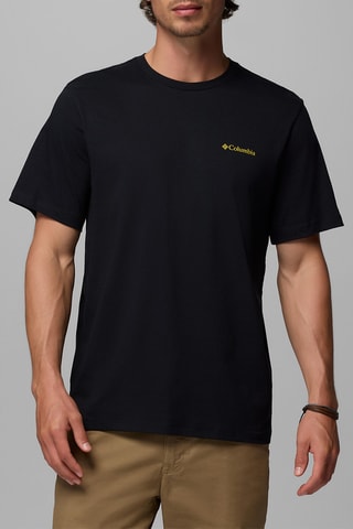T-shirt regular en coton biologique CSC™ Logo - Noir