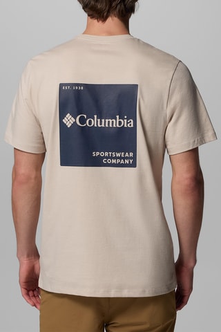 T-shirt regular en coton biologique CSC™ Logo - Marron clair