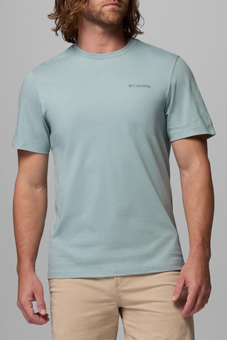 T-shirt regular en coton biologique CSC™ Logo - Bleu
