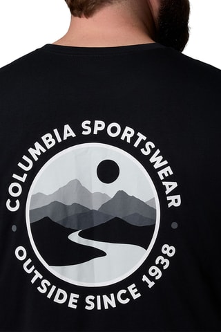 T-shirt regular en coton biologique CSC™ Outdoor - Noir