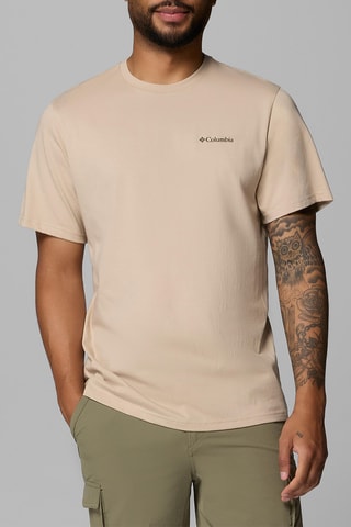 T-shirt regular en coton biologique CSC™ Outdoor - Marron clair