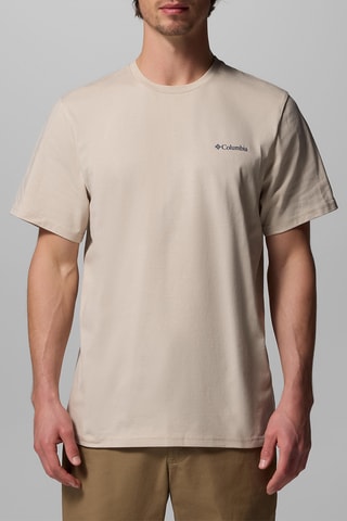 T-shirt regular en coton biologique CSC™ Outdoor - Marron clair