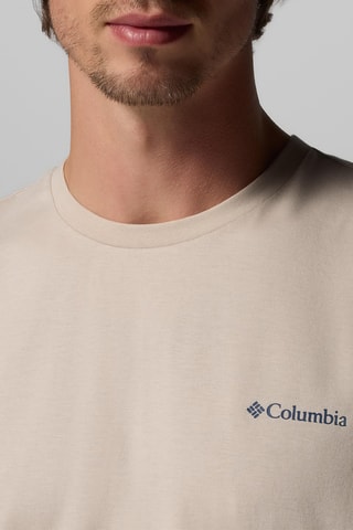 T-shirt regular en coton biologique CSC™ Outdoor - Marron clair